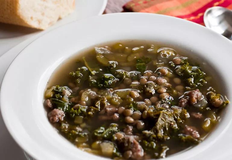 Lentil and Kale soup