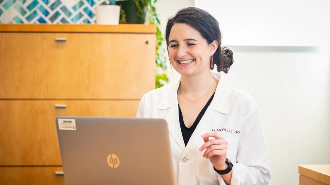 Dr. McGinley on virtual visit