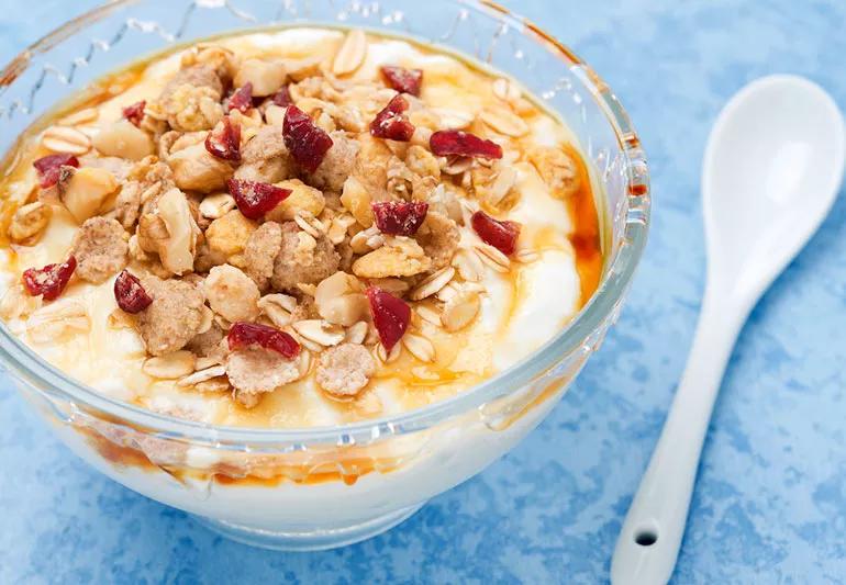 Recipe: Maple Syrup-Drizzled Yogurt, Nuts and Fruit