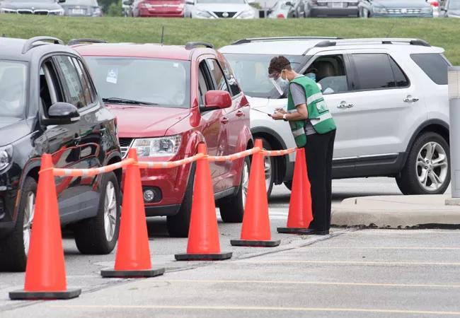 Drive-through testing