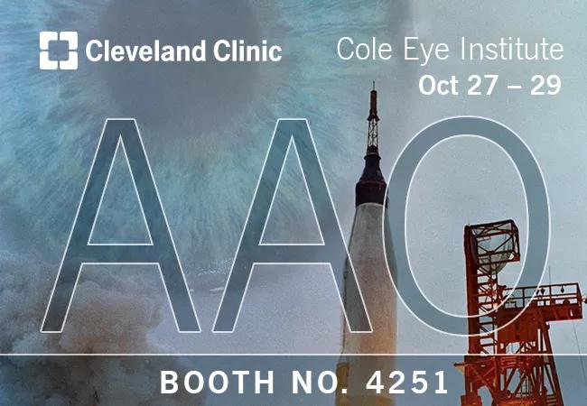 Cole Eye Institute Experts to Speak at Booth at AAO Meeting in Chicago