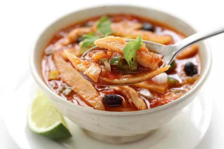 Recipe: Slow-Cooker Chicken Tortilla Soup