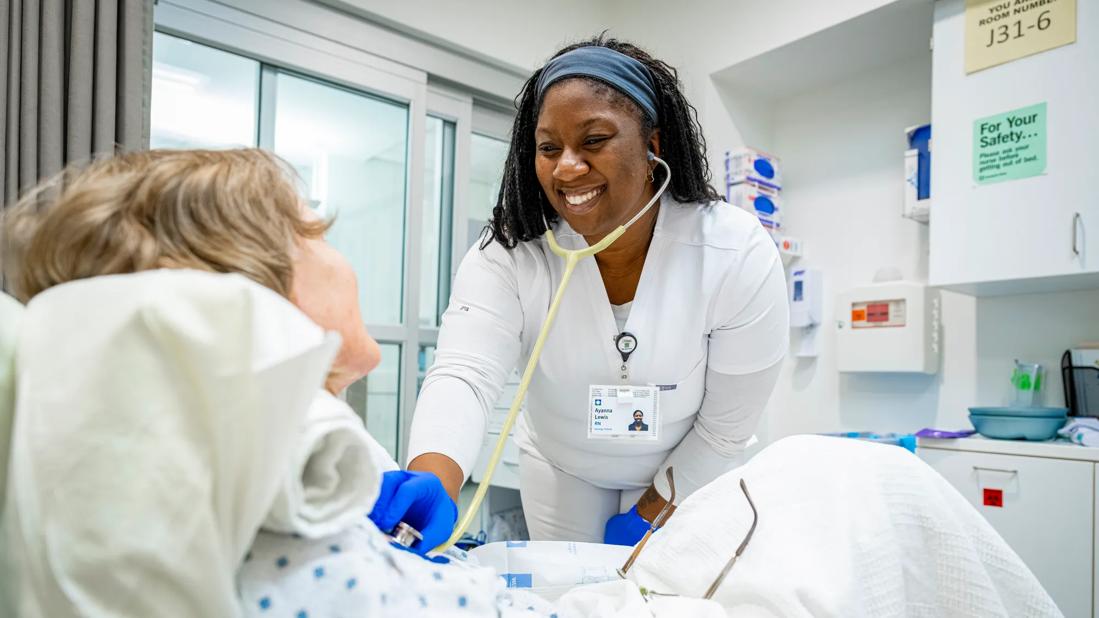 Smiling nurse