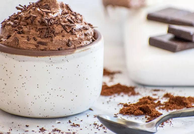 chocolate espresso tofu mousse