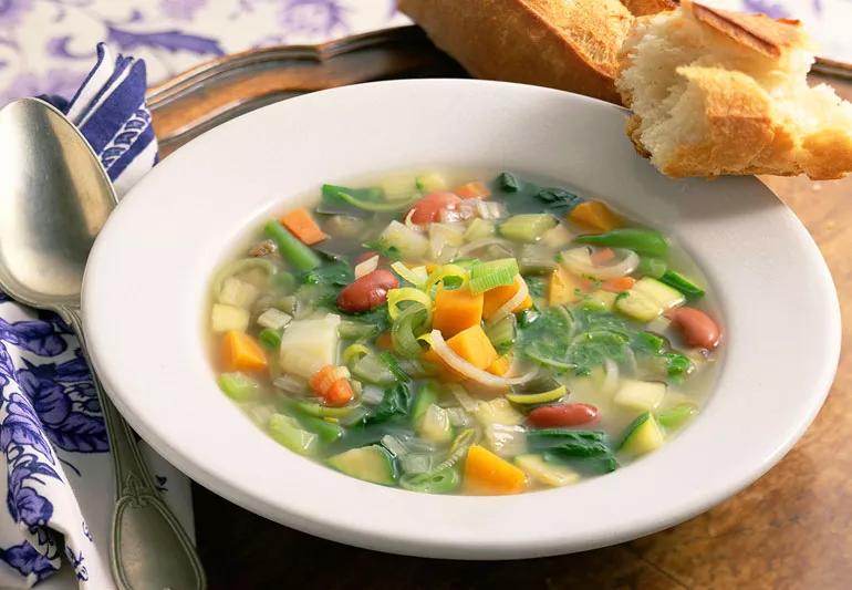 soup with winter vegetables