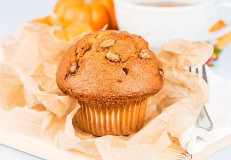 Pumpkin spice muffin