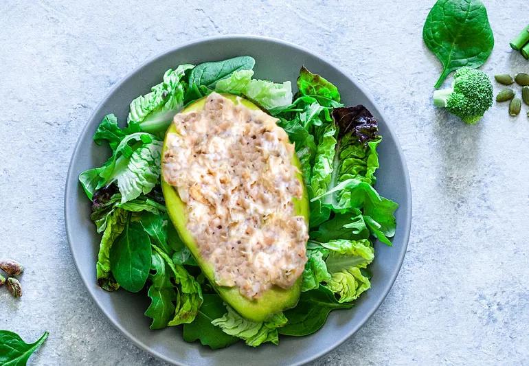 chicken stuffed avocado