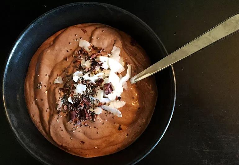 chocolate chia pudding