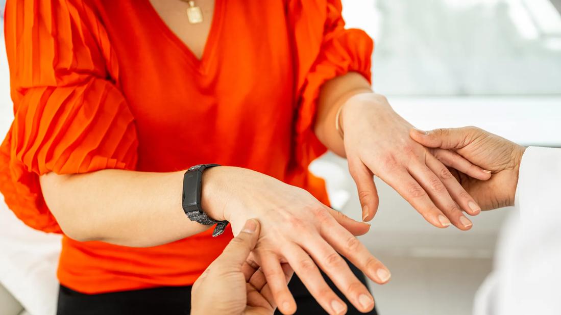 Patient's hands