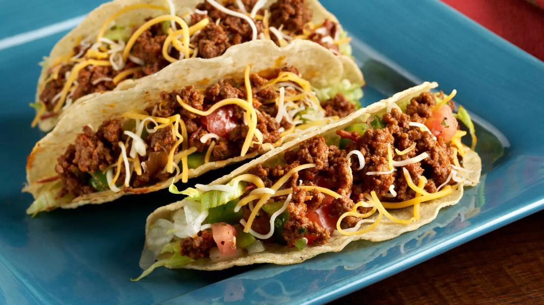 A plate of tacos