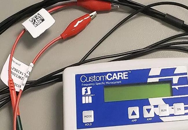 Frequency-specific microcurrent