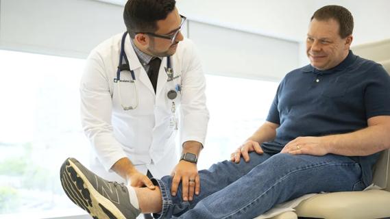 Dr. Mustafa Ali & patient