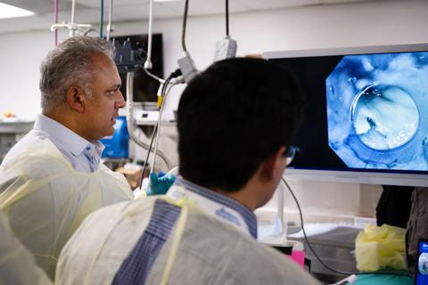 Dr. Bhatt with clinician