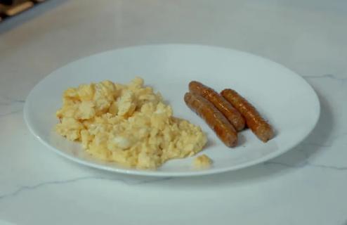 Eggs on a plate