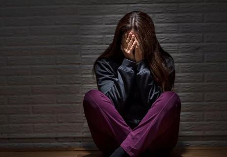 Depressed teen