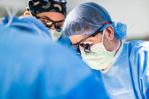 Dr. Weaver in the operating room