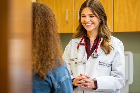 Nurses help medical students at Lakewood Family Medicine