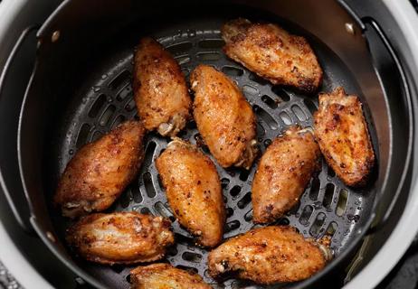 Chicken being air fried