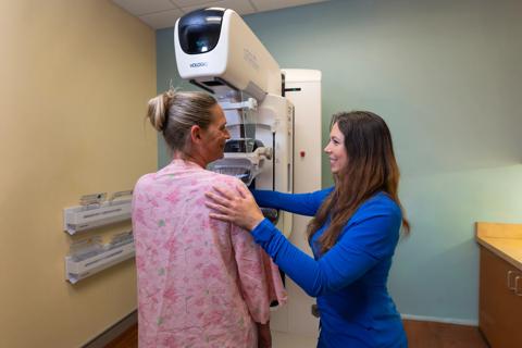 Patient mammography appointment