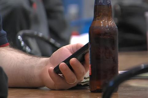 Man sitting at bar