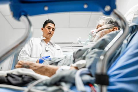 Geriatric patient in ICU