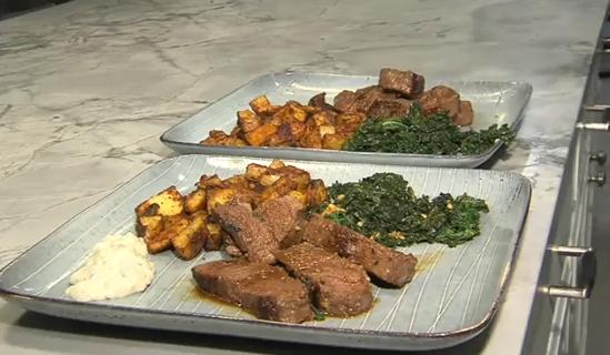 Steak dinner