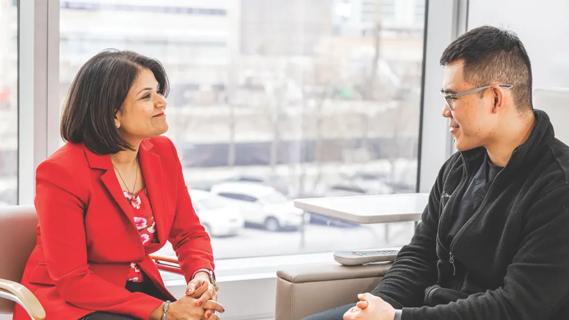 Dr. Shilpa Gupta and patient