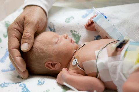 baby in the NICU