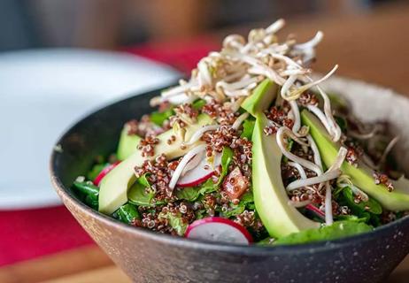 a lunch grain bowl