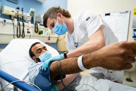 COVID-19 ICU bed