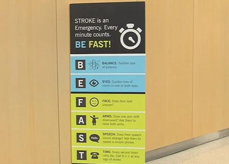 BE FAST sign