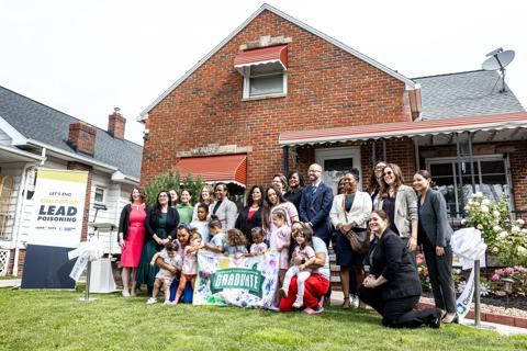 Lead safe child care center ribbon cutting
