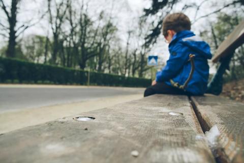 Child abuse concept