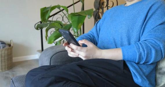 Person on cellphone