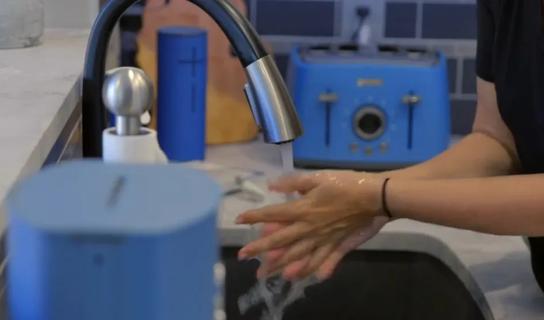 Washing hands
