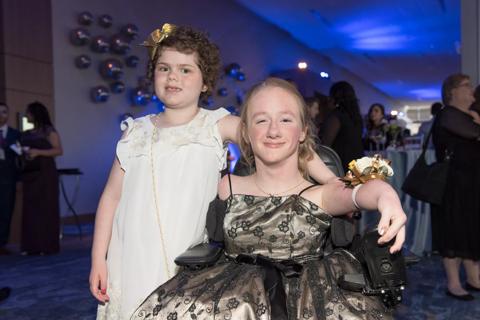 2017 Courage Award winners Maisie Nowlin, 7, of Lakewood, and Breanna Sprenger, 16, of Avon