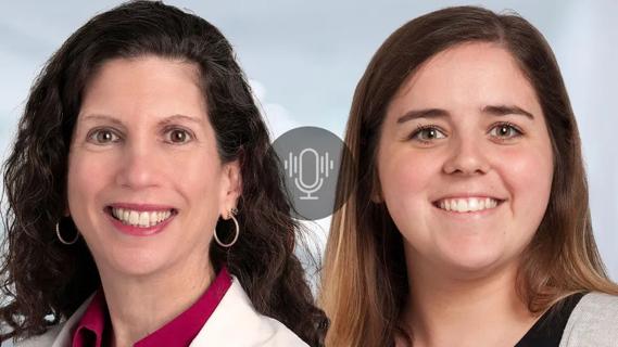 Portraits of nurses Catherine Skowronsky and Julie Seelie