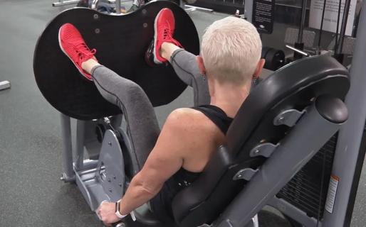 Woman working out