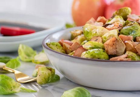 bowl of Brussels sprouts