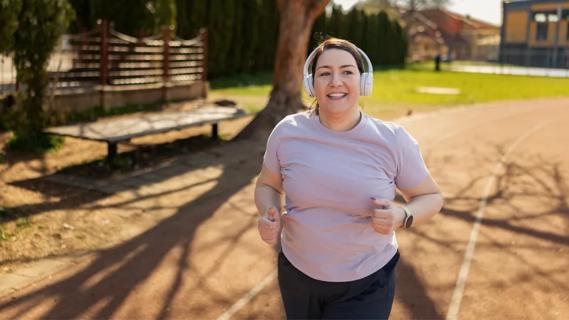 Woman running