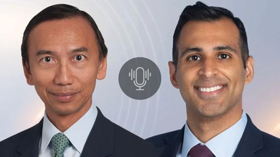 Headshots of Dr. Nguyen-Huynh and Dr. Soni