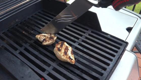 Chicken on grill