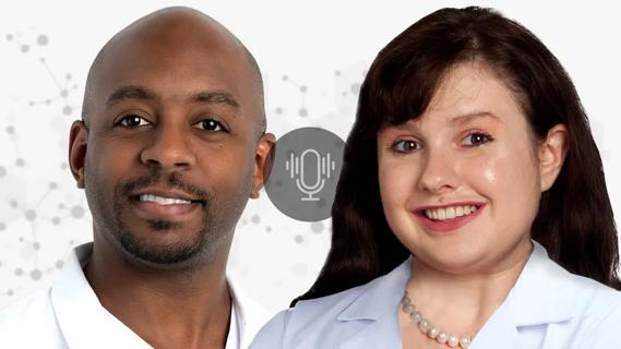 Dr. Shapiro-Krew and nurse Christopher Strayhan