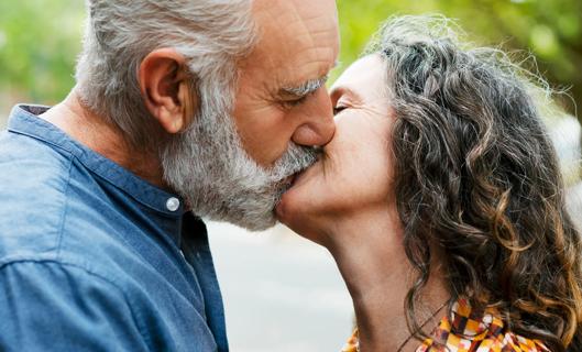 Couple kissing