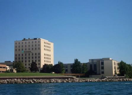 Euclid Hospital from Lake Erie