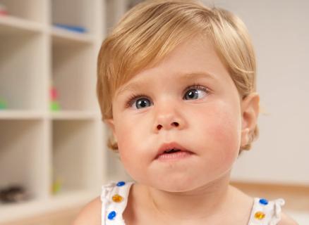 Child with strabismus