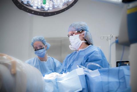 Dr. Vogler in surgery