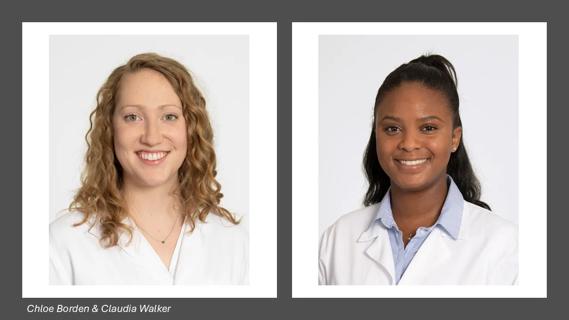 Portraits of Chloe Borden and Claudia Walker