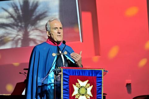 Larry Ruvo at Knighting ceremony