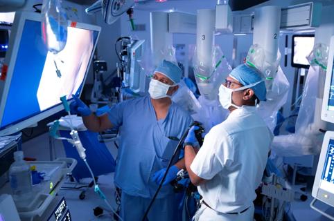 Dr. Bhatt doing endoscopy